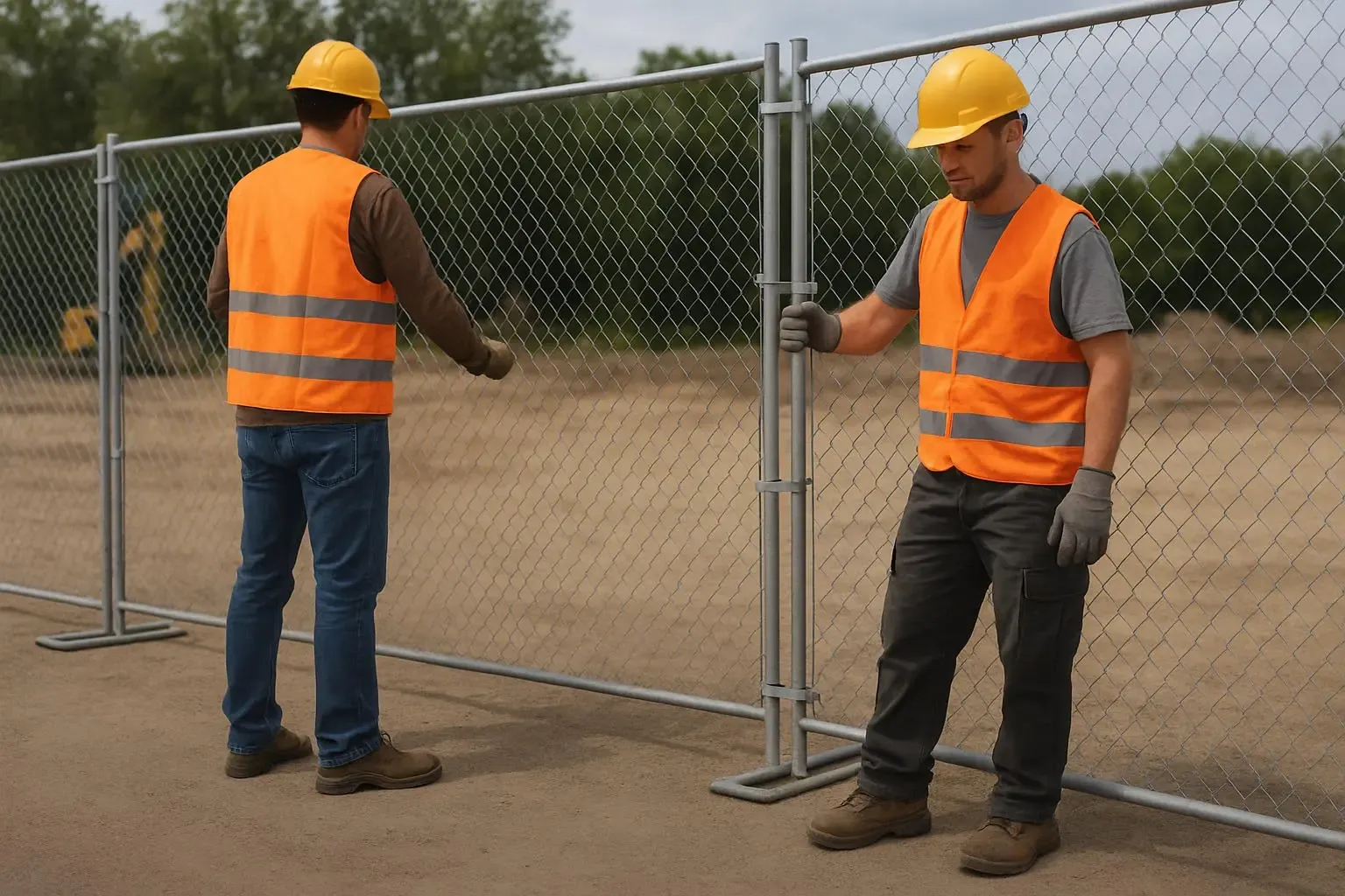 Cercado temporal para obras, eventos, escuelas, industria y emergencias — Midway Rent-A-Fence