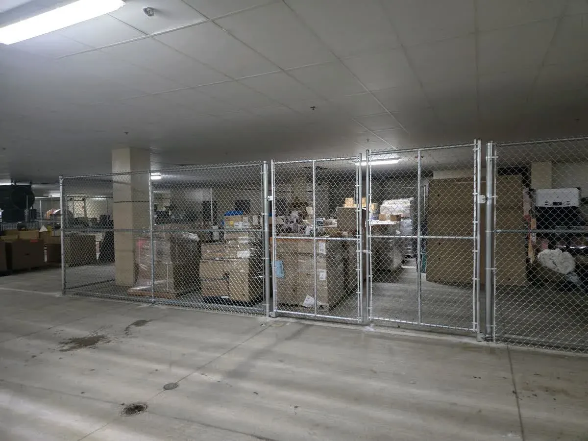 Durable chain-link fencing with practical access points — Midway Rent-A-Fence