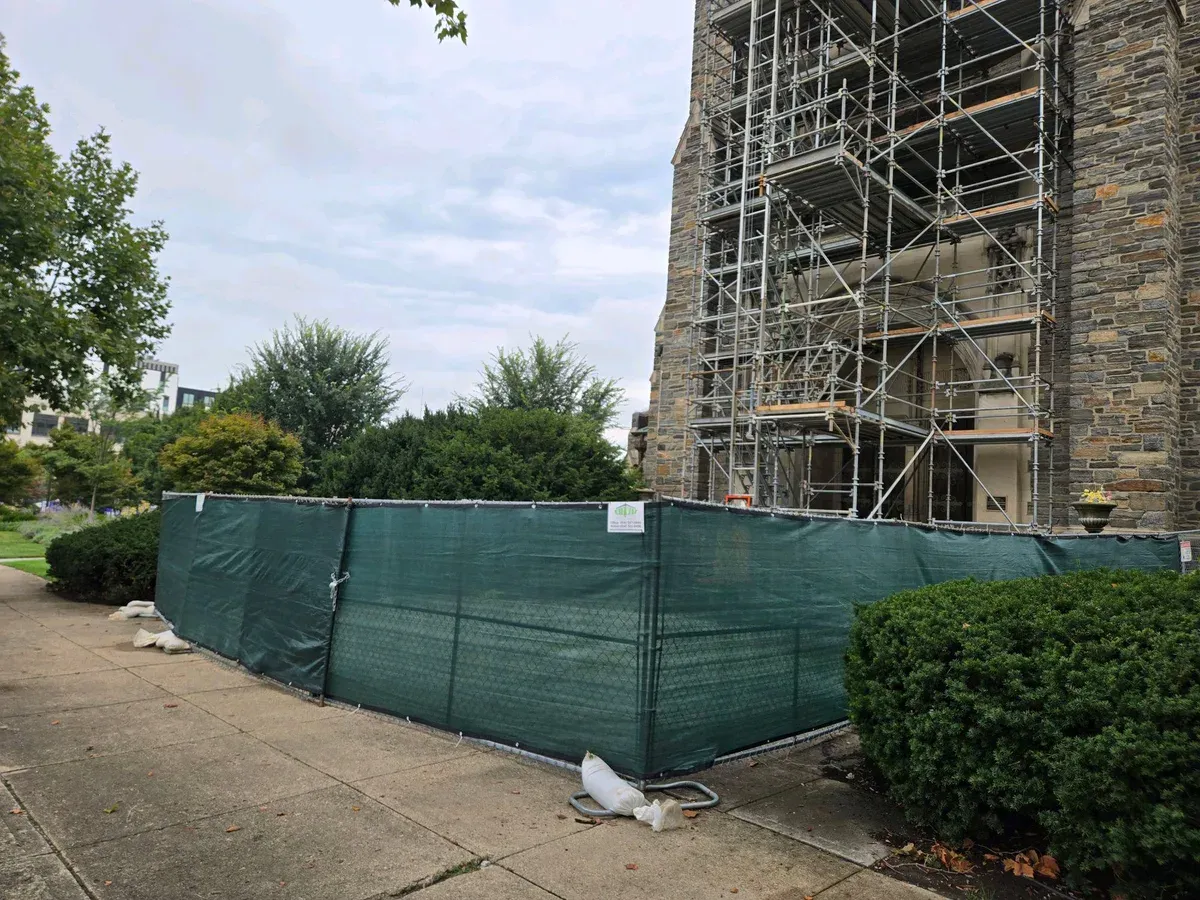 First Congregational Church Fencing — Midway Rent-A-Fence