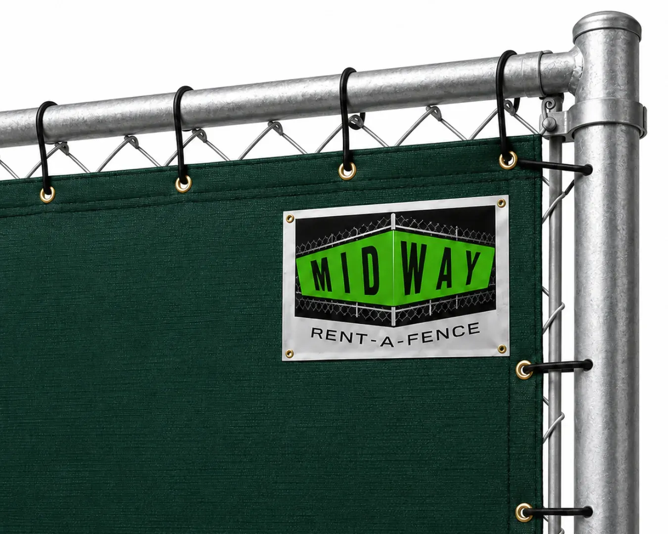 Malla de Privacidad — Midway Rent-A-Fence